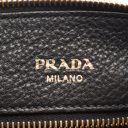 VIT.DAINO 2WAY ハンドバッグ レザー ブラック プラダ バッグ PRADA