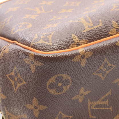 ドーヴィル ボーリングヴァニティ モノグラム ハンドバッグ PVC レザー ブラウン ルイヴィトン バッグ LOUIS VUITTON