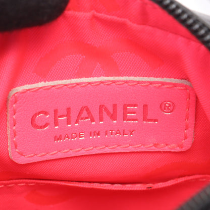 カンボンライン スモール ショルダーバッグ レザー ブラック シルバー金具 シャネル バッグ CHANEL