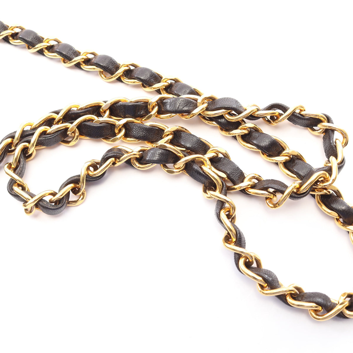 マドモアゼル チェーンショルダーバッグ ラムスキン ブラック ゴールド金具 シャネル バッグ CHANEL