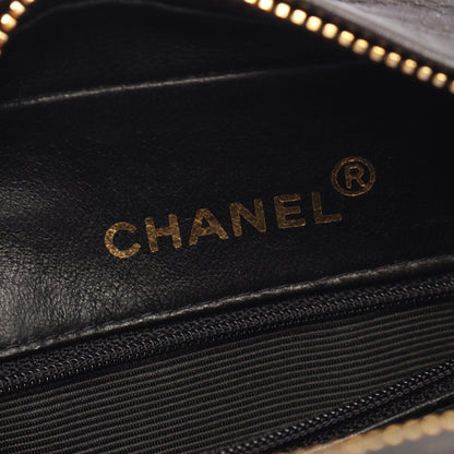マドモアゼル チェーンショルダーバッグ ラムスキン ブラック ゴールド金具 シャネル バッグ CHANEL