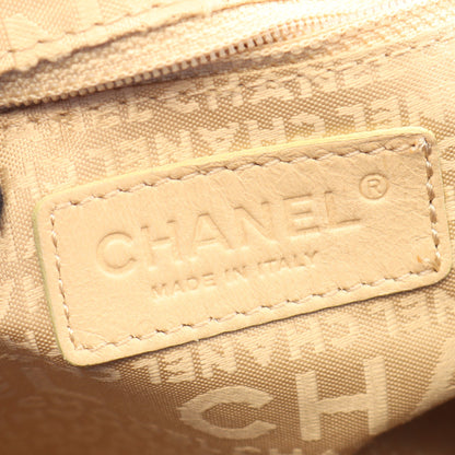 ロゴ チェーンショルダーバッグ ラムスキン ブラック シルバー金具 シャネル バッグ CHANEL