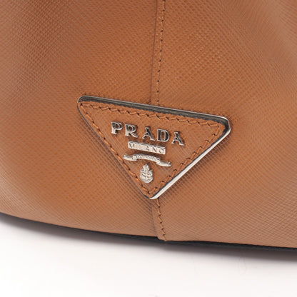ガレリア 2WAY ハンドバッグ トートバッグ サフィアーノレザー ブラック ブラウン ホワイト プラダ バッグ PRADA