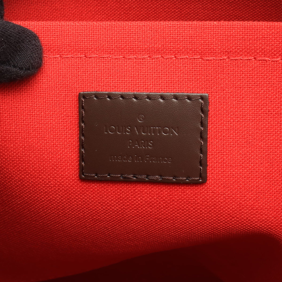 ドゥオモ ダミエエベヌ ショルダーバッグ PVC レザー ブラウン ルイヴィトン バッグ LOUIS VUITTON
