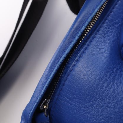 EVERYDAY BELTPACK エブリデイ ボディバッグ ウエストバッグ レザー ブルー バレンシアガ バッグ BALENCIAGA