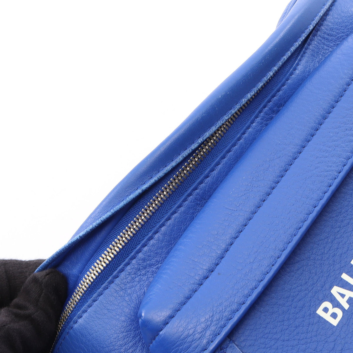 EVERYDAY BELTPACK エブリデイ ボディバッグ ウエストバッグ レザー ブルー バレンシアガ バッグ BALENCIAGA