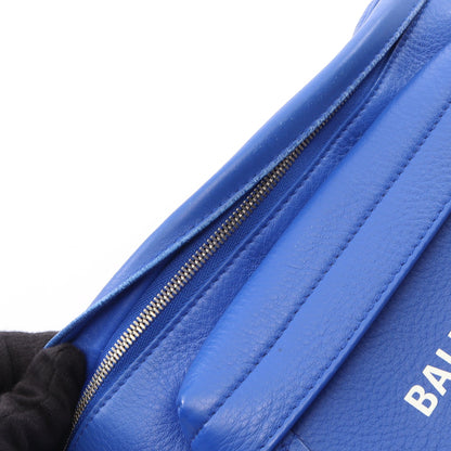 EVERYDAY BELTPACK エブリデイ ボディバッグ ウエストバッグ レザー ブルー バレンシアガ バッグ BALENCIAGA