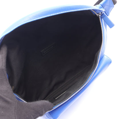 EVERYDAY BELTPACK エブリデイ ボディバッグ ウエストバッグ レザー ブルー バレンシアガ バッグ BALENCIAGA