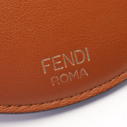 PHONE HOLDER ショルダーバッグ レザー スエード ブラウン フェンディ バッグ FENDI