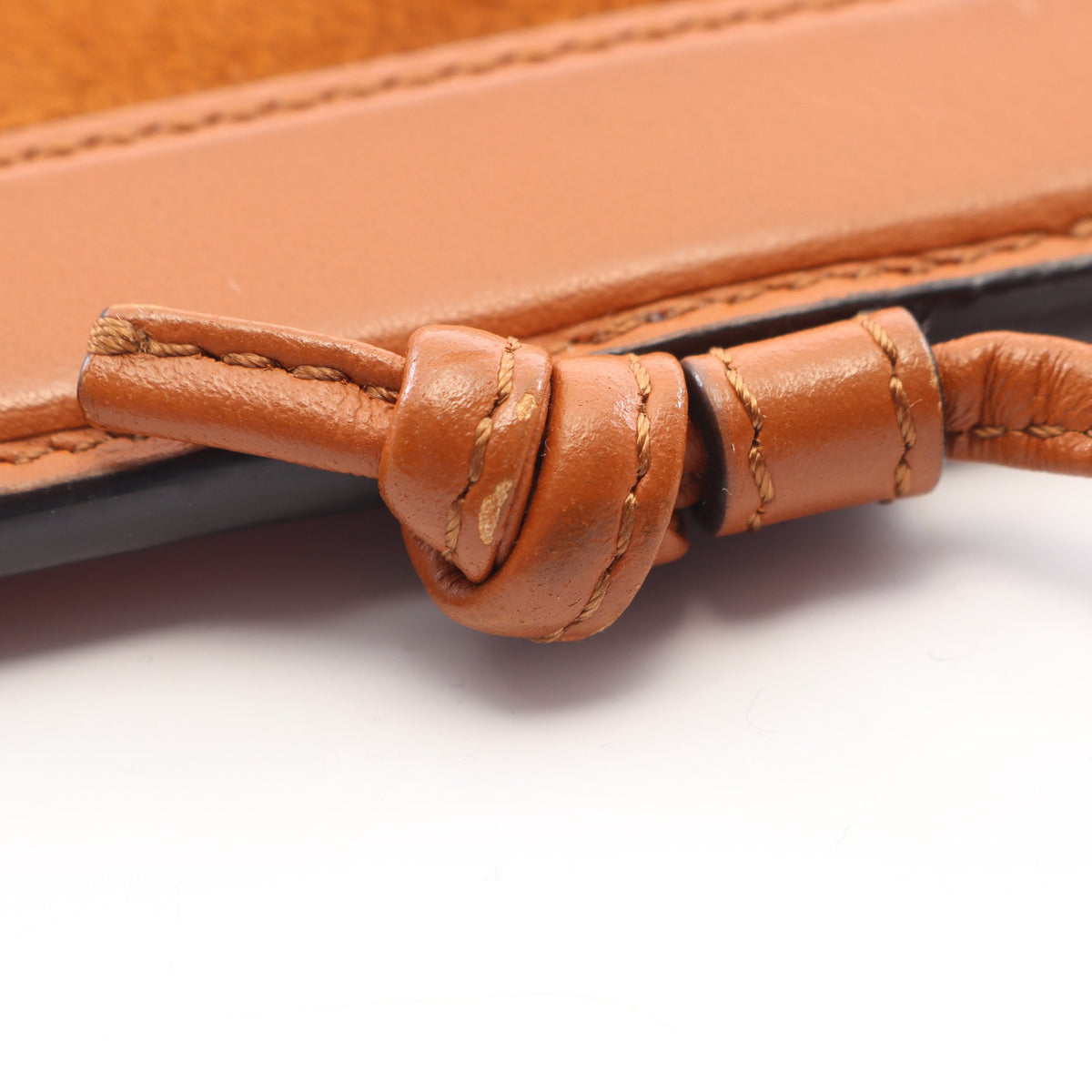 PHONE HOLDER ショルダーバッグ レザー スエード ブラウン フェンディ バッグ FENDI
