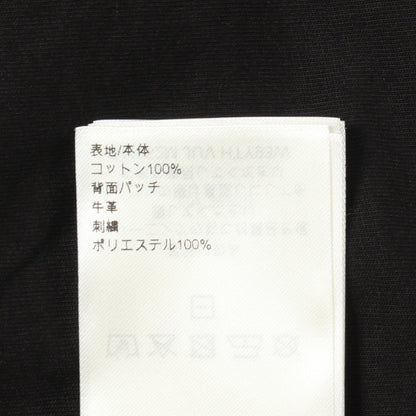 ビーズLV ダミエジャカード 半袖Tシャツ コットン ブラック ルイヴィトン