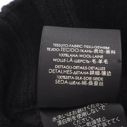 ダブルG ニットキャップ ビーニー ウール ブラック グッチ