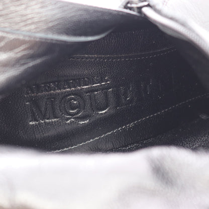 スタッズ レースアップ ニーハイ ブーツ レザー ブラック アレキサンダーマックイーン シューズ ALEXANDER MCQUEEN
