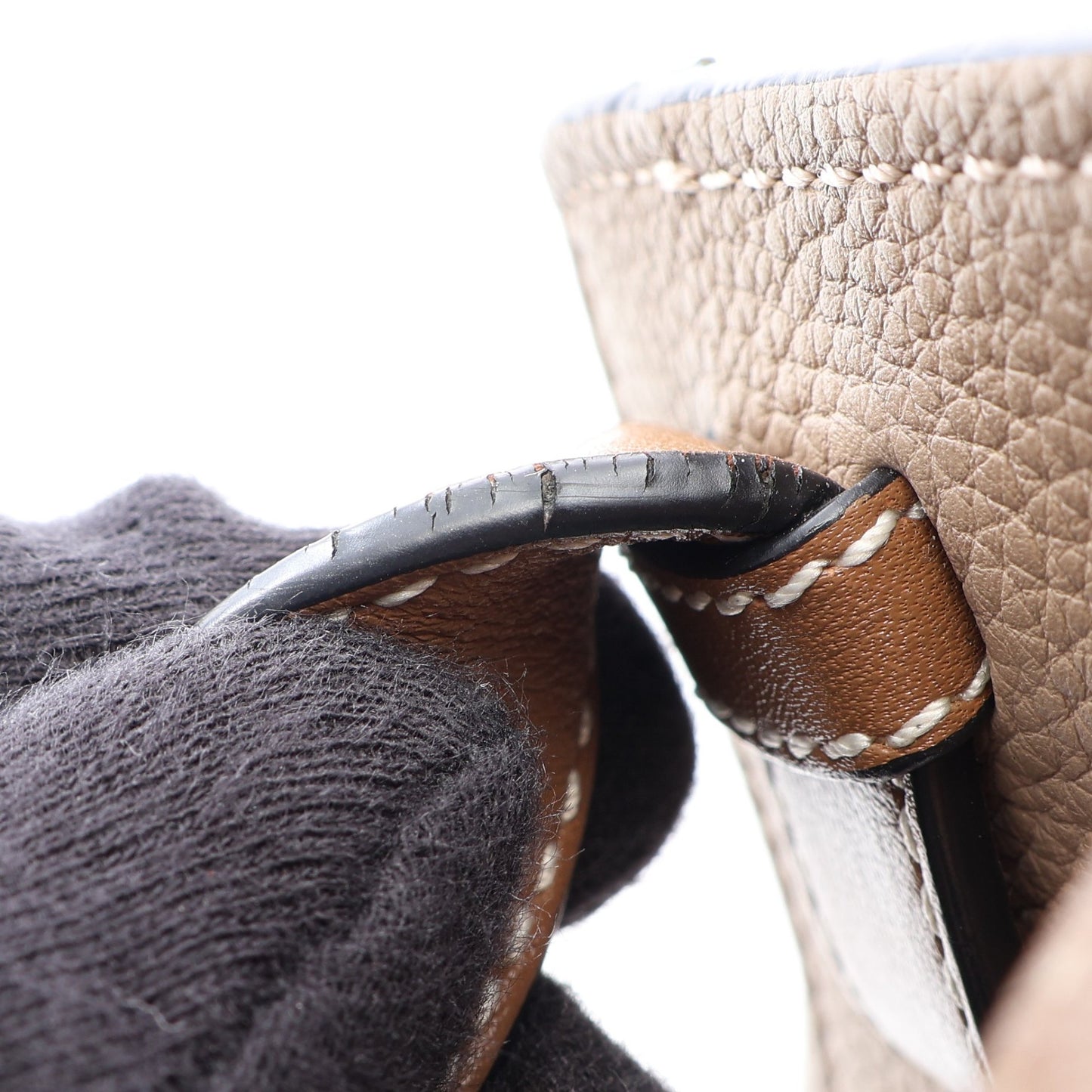 HAMMOCK SMALL ハンモック スモール 2WAY ハンドバッグ レザー グレーベージュ ブラウン ロエベ バッグ LOEWE