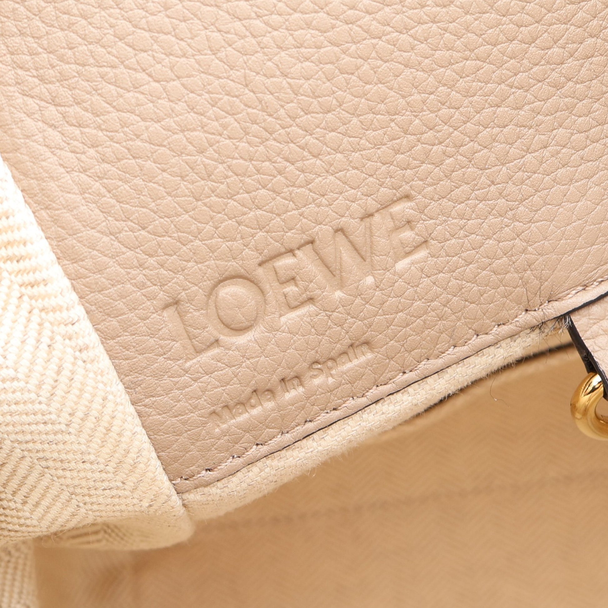 HAMMOCK SMALL ハンモック スモール 2WAY ハンドバッグ レザー グレーベージュ ブラウン ロエベ バッグ LOEWE