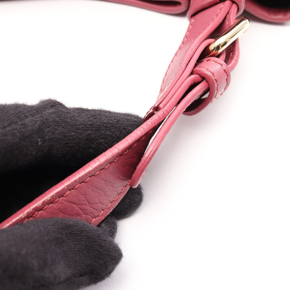 ズッキーノ ワンショルダーバッグ キャンバス レザー ベージュ ダスティピンク フェンディ バッグ FENDI