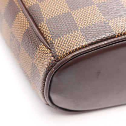イパネマPM ダミエエベヌ ショルダーバッグ PVC レザー ブラウン ルイヴィトン