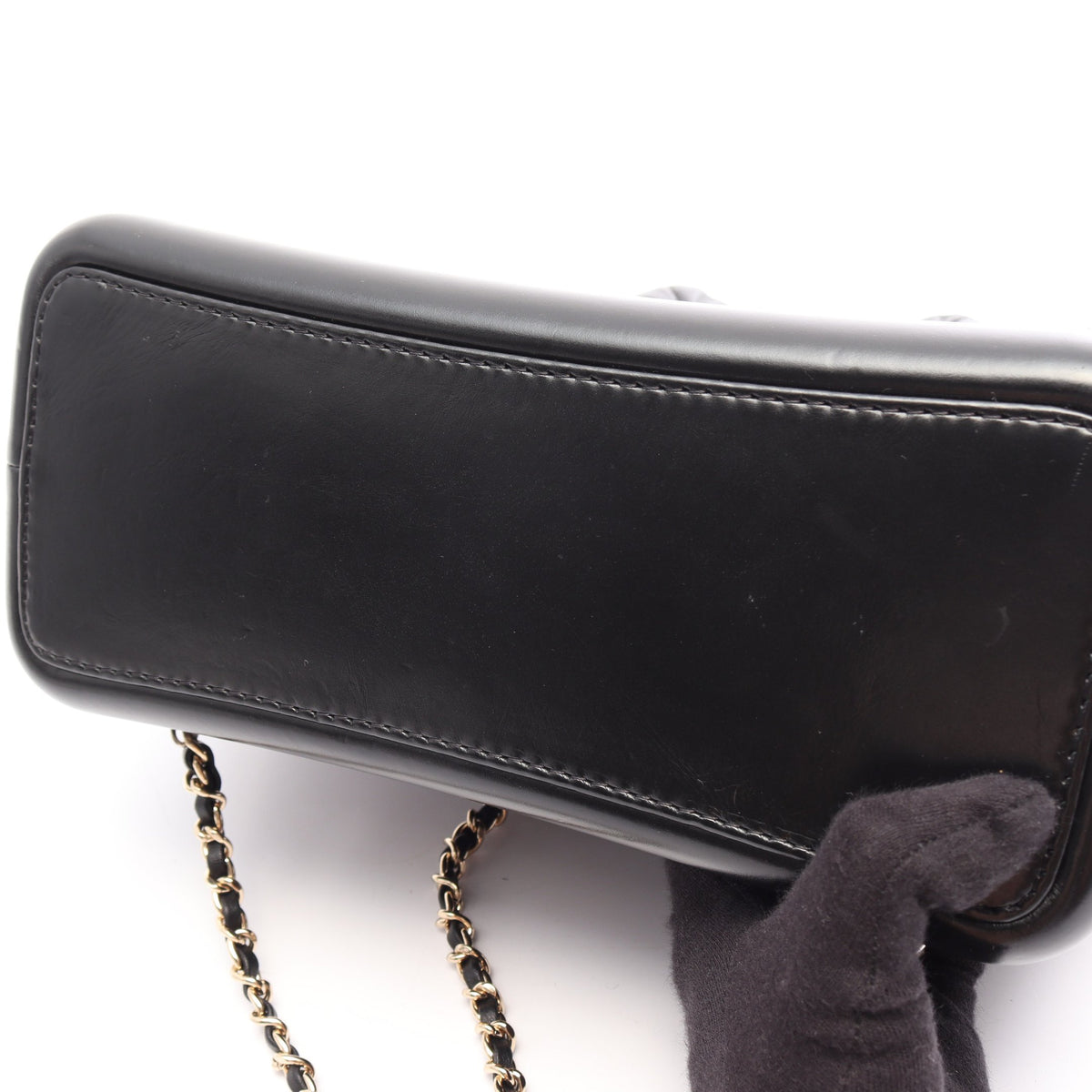ガブリエル ドゥ コンビ金具 バックパック リュックサック レザー ブラック シャネル バッグ CHANEL
