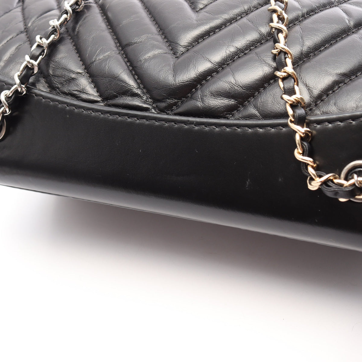 ガブリエル ドゥ コンビ金具 バックパック リュックサック レザー ブラック シャネル バッグ CHANEL