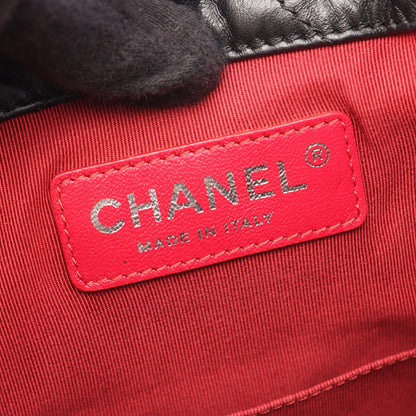 ガブリエル ドゥ コンビ金具 バックパック リュックサック レザー ブラック シャネル バッグ CHANEL