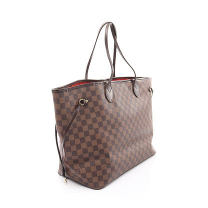 ネヴァーフルGM ダミエエベヌ ショルダーバッグ トートバッグ PVC レザー ブラウン ルイヴィトン バッグ LOUIS VUITTON