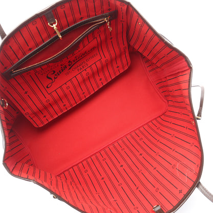 ネヴァーフルGM ダミエエベヌ ショルダーバッグ トートバッグ PVC レザー ブラウン ルイヴィトン バッグ LOUIS VUITTON