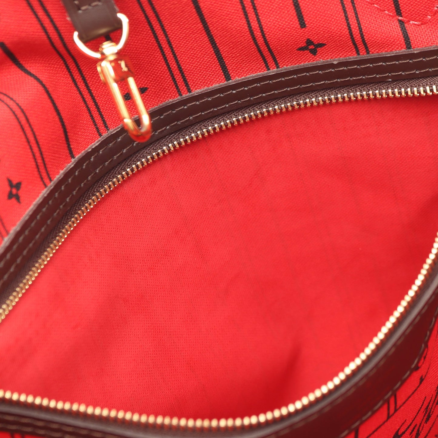 ネヴァーフルGM ダミエエベヌ ショルダーバッグ トートバッグ PVC レザー ブラウン ルイヴィトン バッグ LOUIS VUITTON