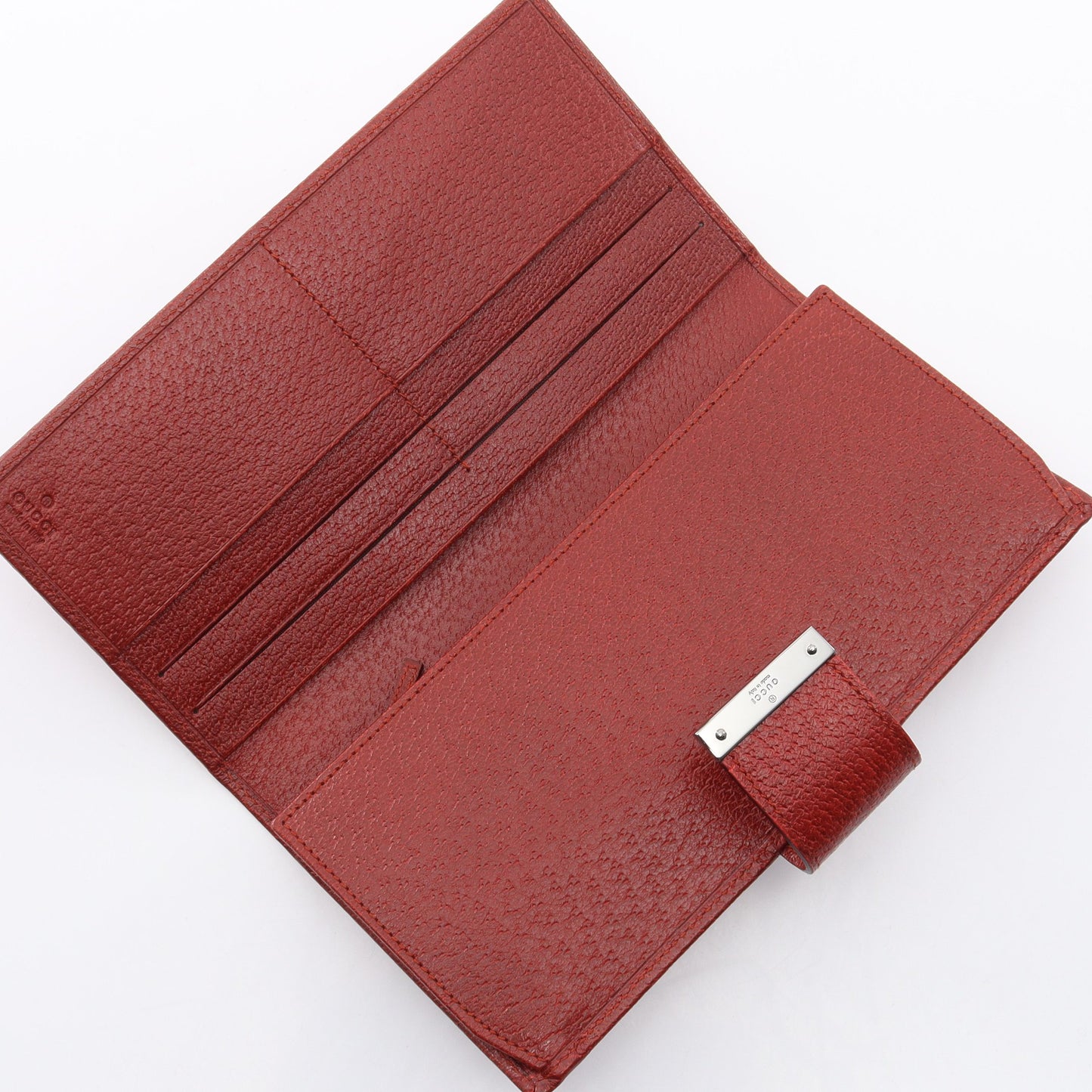 ZIP長財布 二つ折り長財布 レザー レッド グッチ