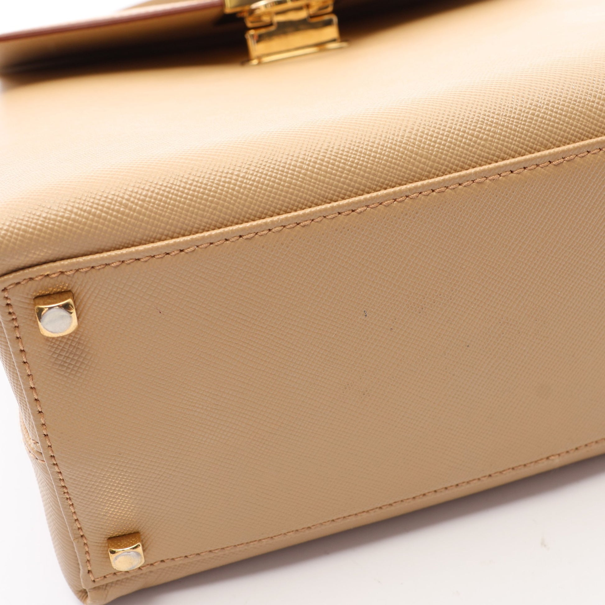 ガンチーニ 2WAY ハンドバッグ レザー ベージュ サルヴァトーレフェラガモ バッグ Salvatore Ferragamo