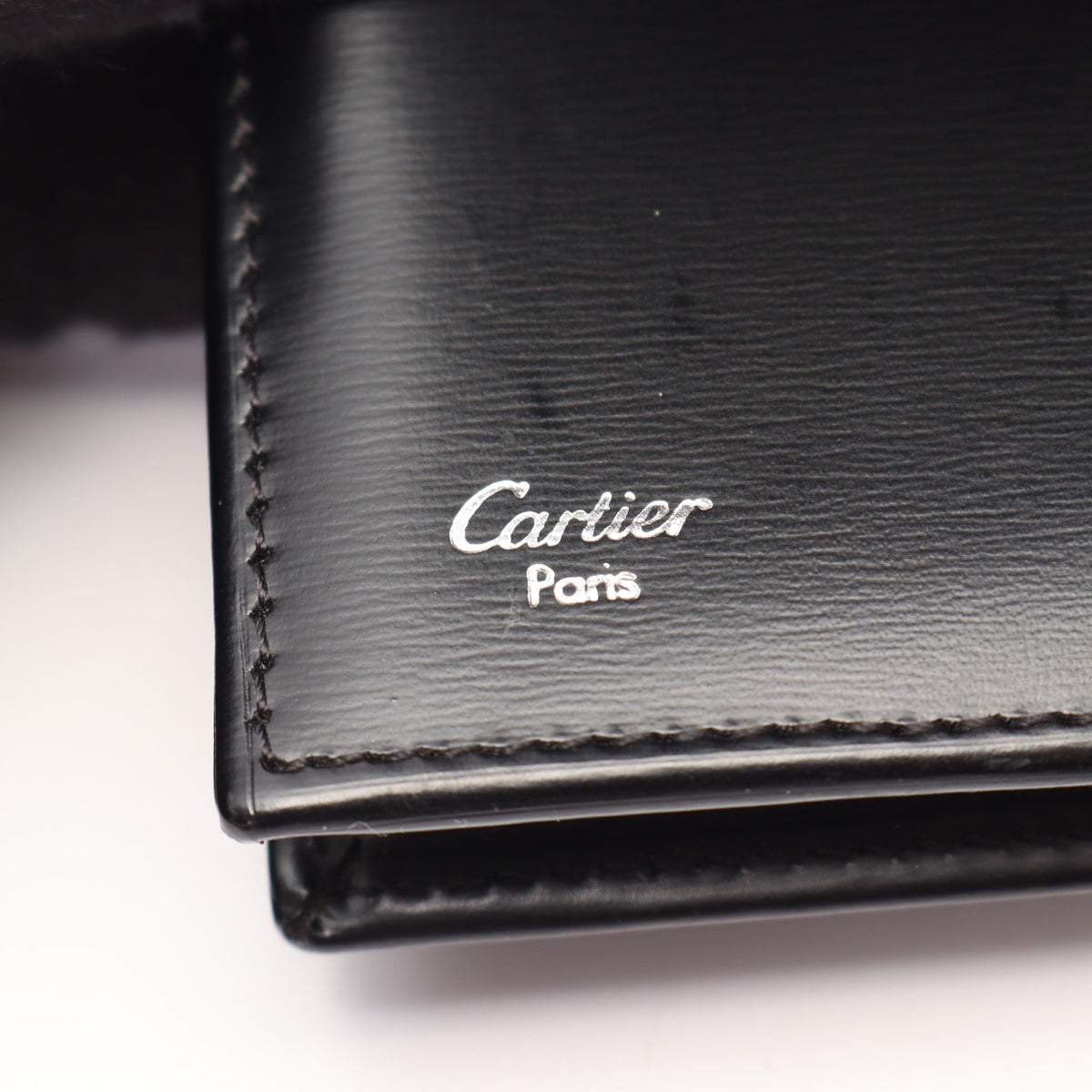 パシャ 二つ折り長財布 レザー ブラック カルティエ 財布・小物 Cartier