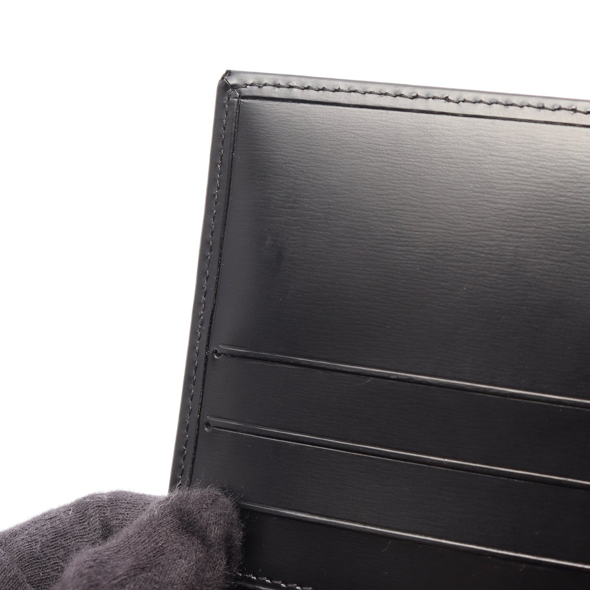 パシャ 二つ折り長財布 レザー ブラック カルティエ 財布・小物 Cartier