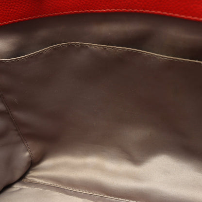 マトラッセ グランドショッピング GST XL チェーンショルダーバッグ チェーントートバッグ キャビアスキン レッド シルバー金具 シャネル バッグ CHANEL