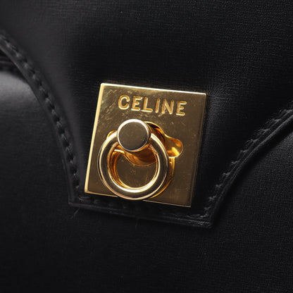 ショルダーバッグ レザー ブラック セリーヌ