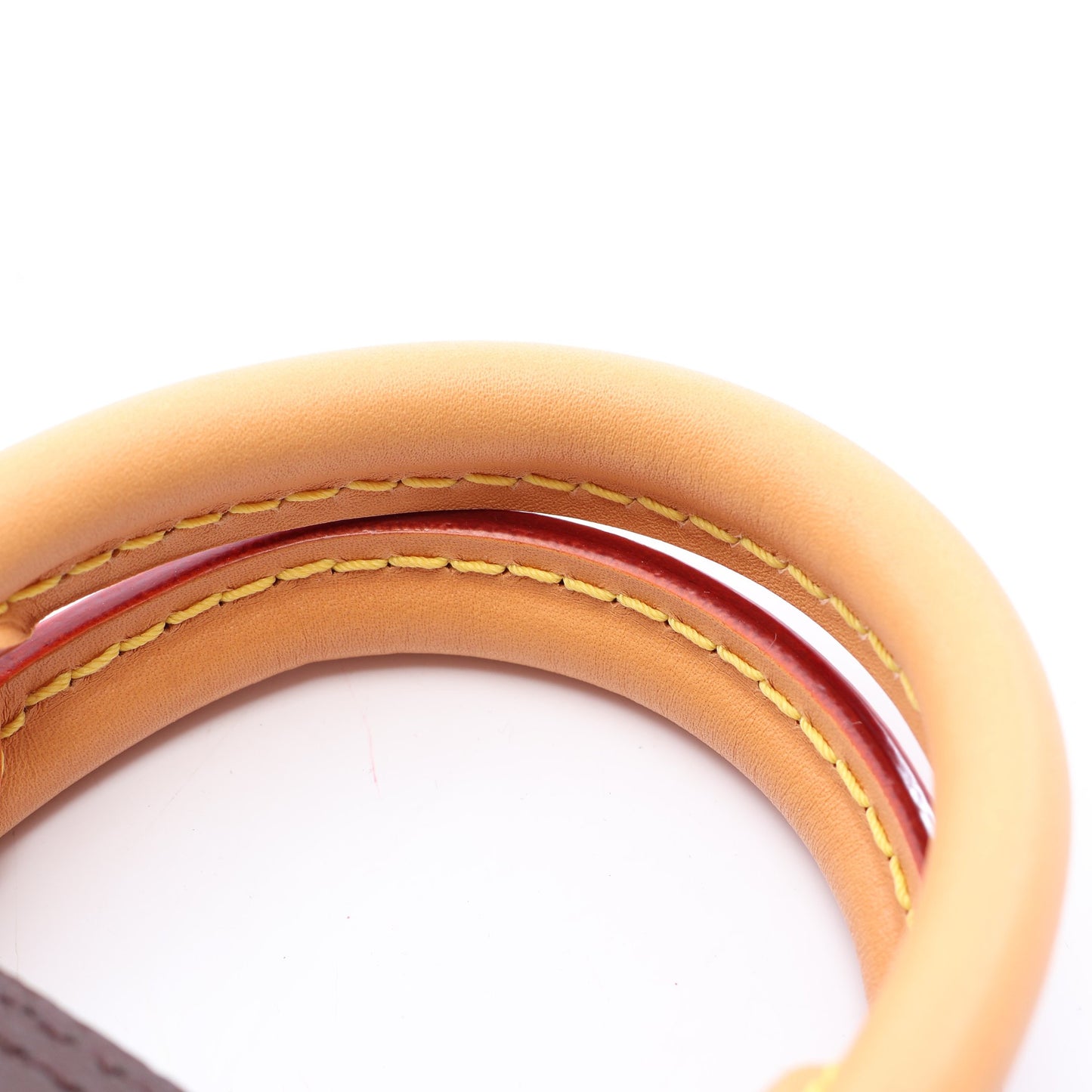 ナノアルマ モノグラム 2WAY ハンドバッグ PVC レザー ブラウン ルイヴィトン