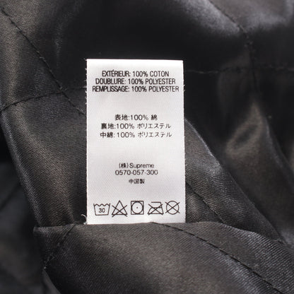Supreme × New Era MBL Varsity Jacket スタジャン コットン ブラック ホワイト シュプリーム