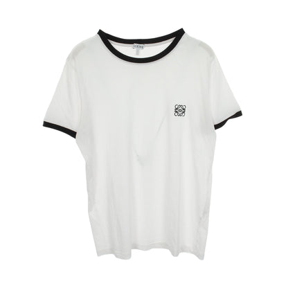 アナグラム クルーネック 半袖Tシャツ コットン ホワイト ブラック ロエベ トップス LOEWE