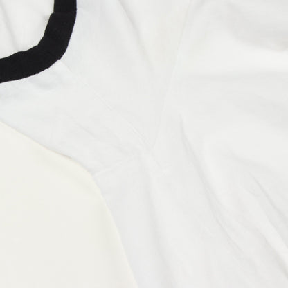 アナグラム クルーネック 半袖Tシャツ コットン ホワイト ブラック ロエベ トップス LOEWE