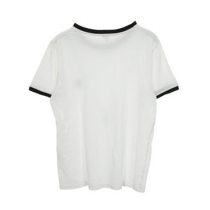 アナグラム クルーネック 半袖Tシャツ コットン ホワイト ブラック ロエベ トップス LOEWE