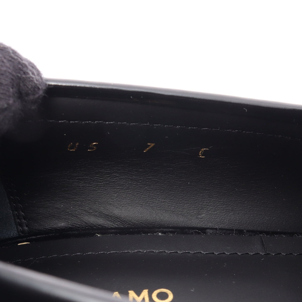 ヴァラリボン ヒール ローファー レザー ブラック サルヴァトーレフェラガモ シューズ Salvatore Ferragamo