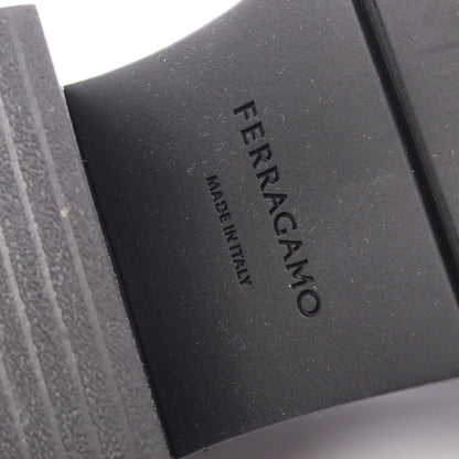 ヴァラリボン ヒール ローファー レザー ブラック サルヴァトーレフェラガモ シューズ Salvatore Ferragamo