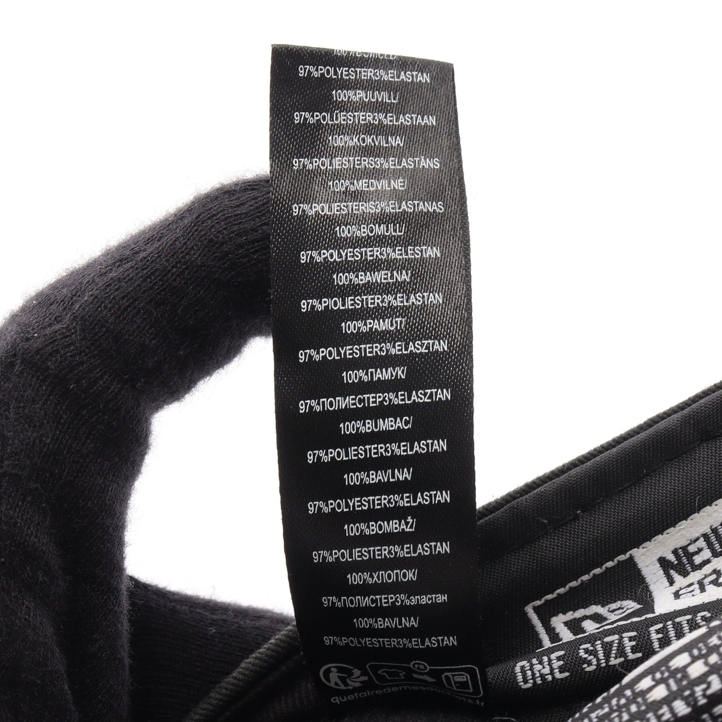 SAINT LAURENT PARIS × NEW ERA YSLロゴ ベースボール キャップ コットン ブラック サンローランパリ
