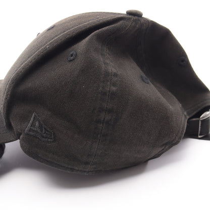 SAINT LAURENT PARIS × NEW ERA YSLロゴ ベースボール キャップ コットン ブラック サンローランパリ