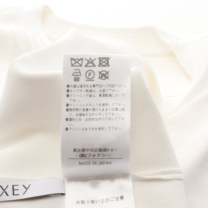 Knit Top Austin オースティン ニット 半袖Tシャツ キュプラ ナイロン ホワイト フォクシー