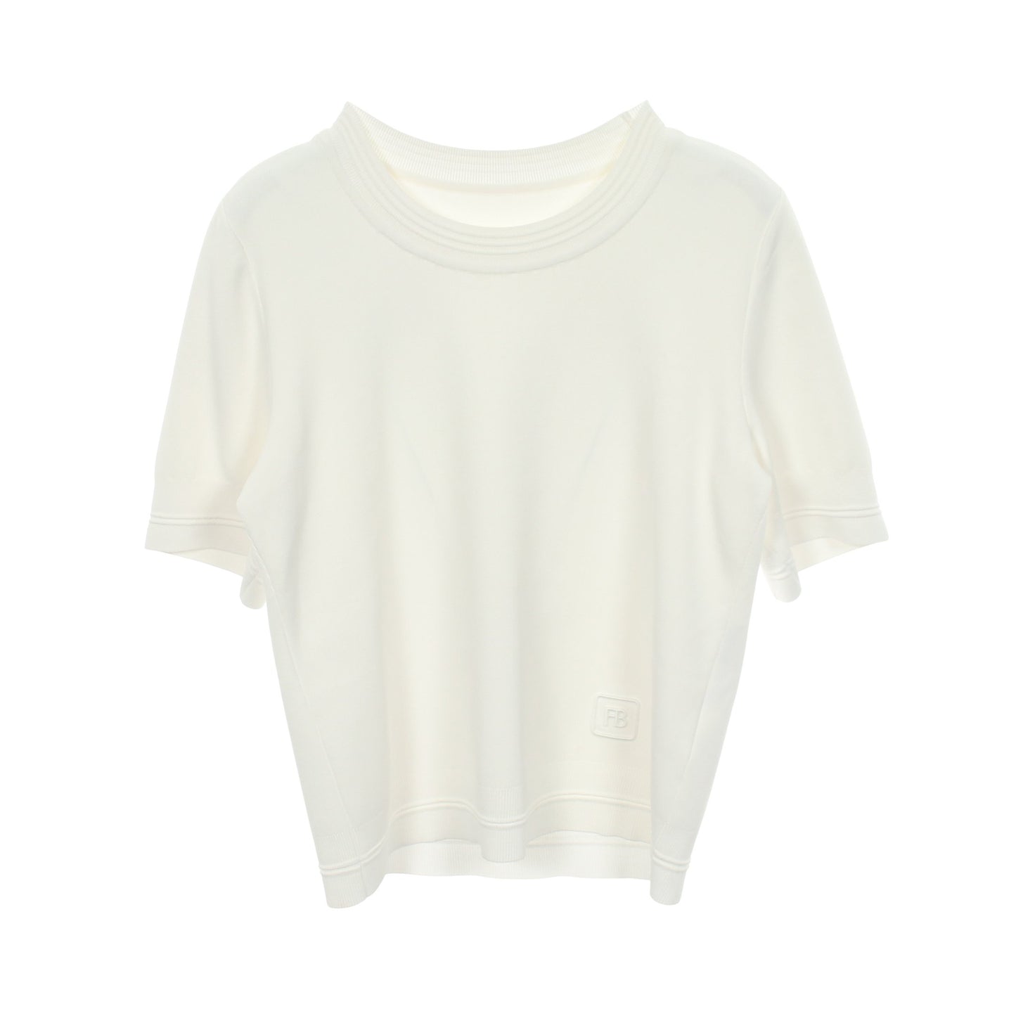 Knit Top Austin オースティン ニット 半袖Tシャツ キュプラ ナイロン ホワイト フォクシー