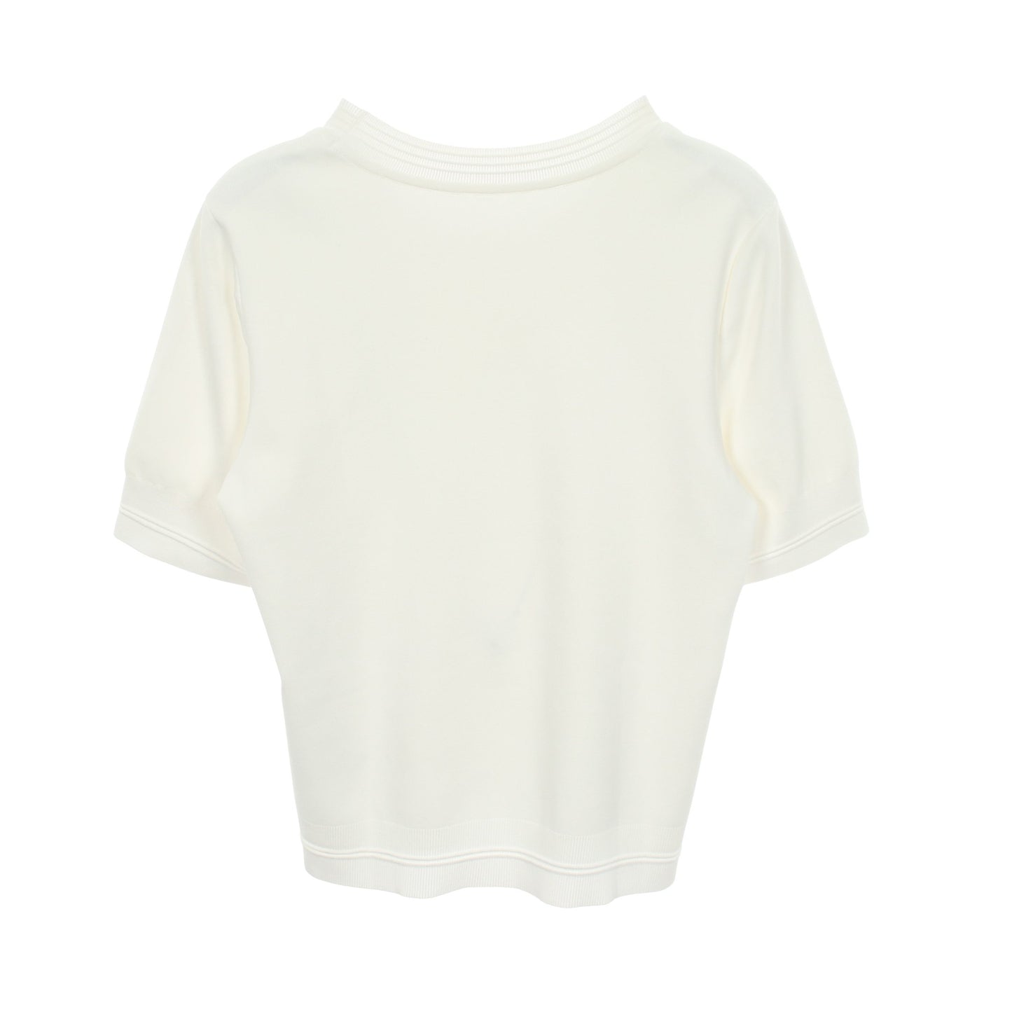 Knit Top Austin オースティン ニット 半袖Tシャツ キュプラ ナイロン ホワイト フォクシー