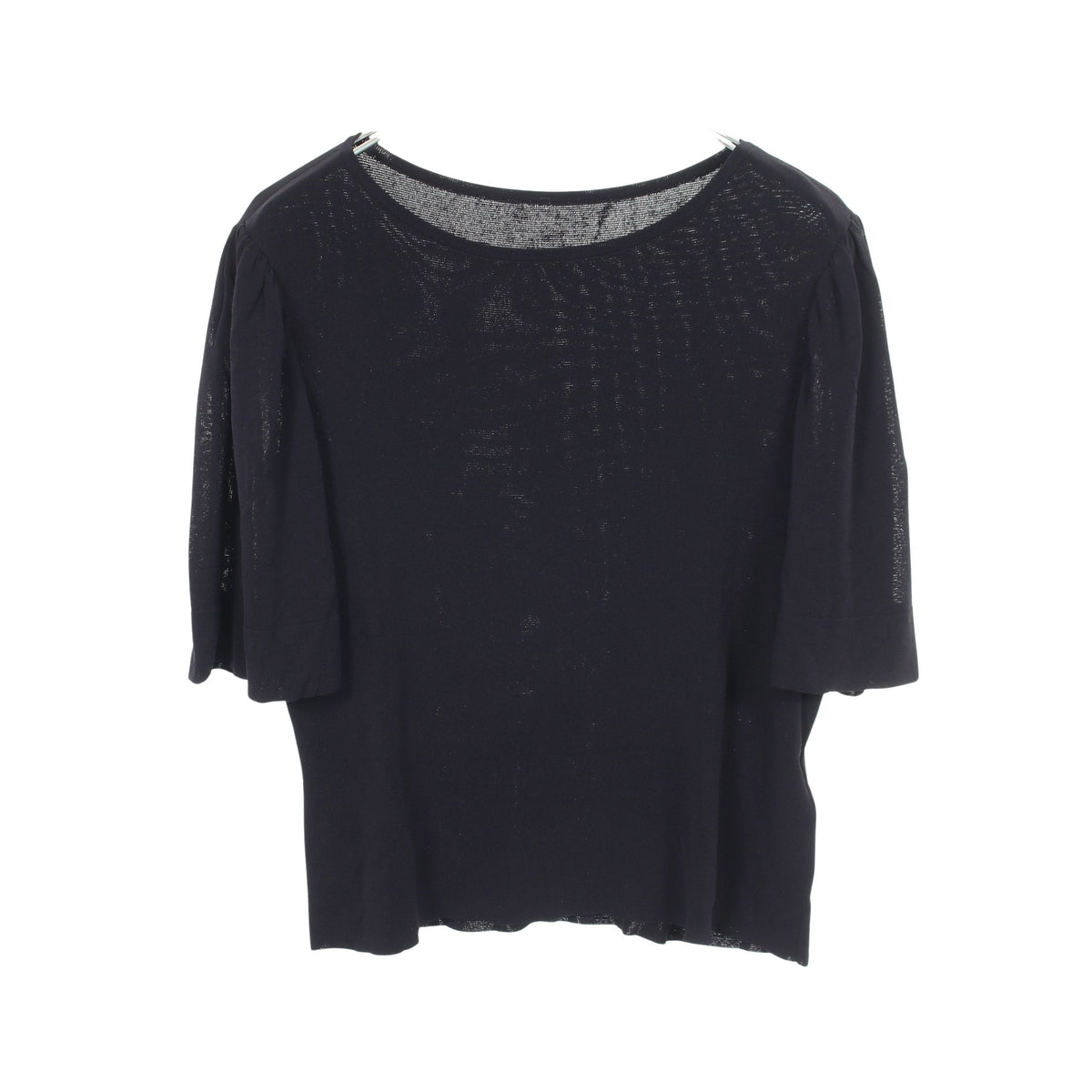 Creme Souffle 半袖 ニット レーヨン ネイビー フォクシー