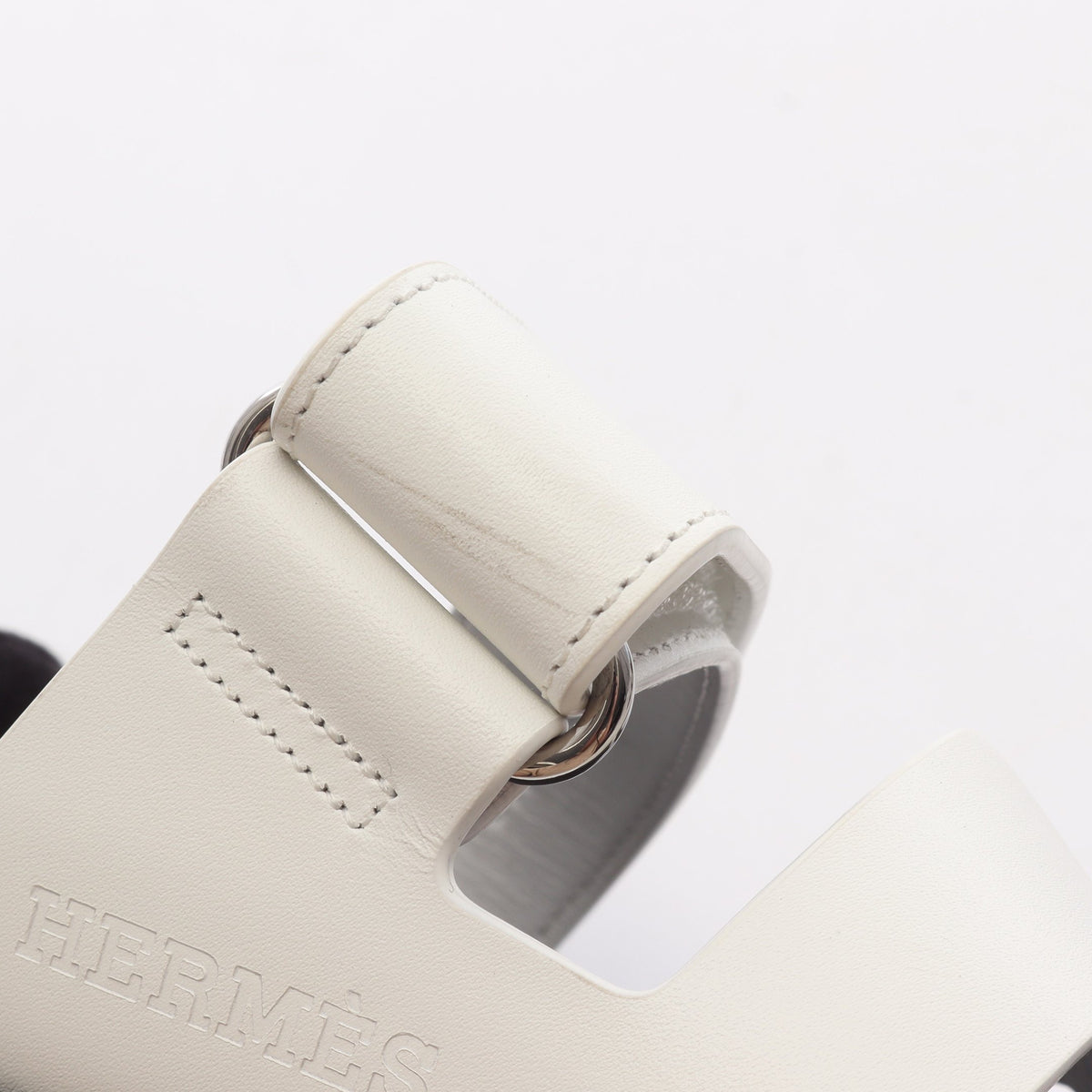 シプレ サンダル レザー ホワイト エルメス シューズ HERMES
