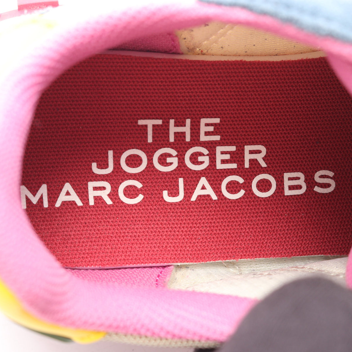 ザ ジョガー スニーカー スエード ファブリック ブルーグレー マルチカラー マークジェイコブス シューズ MARC JACOBS