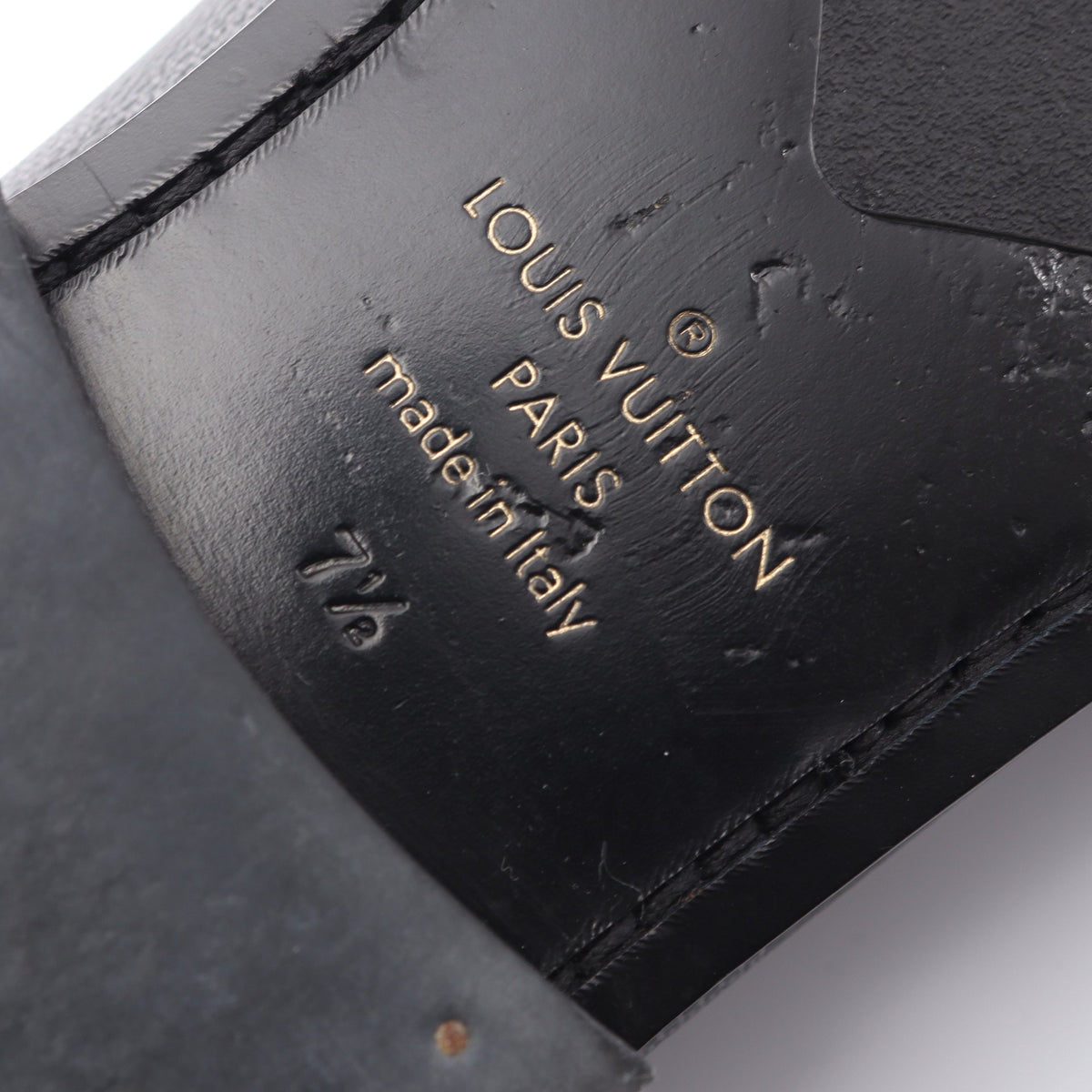メジャー ライン ダミエ グラフィット ローファー レザー PVC ブラック ルイヴィトン シューズ LOUIS VUITTON