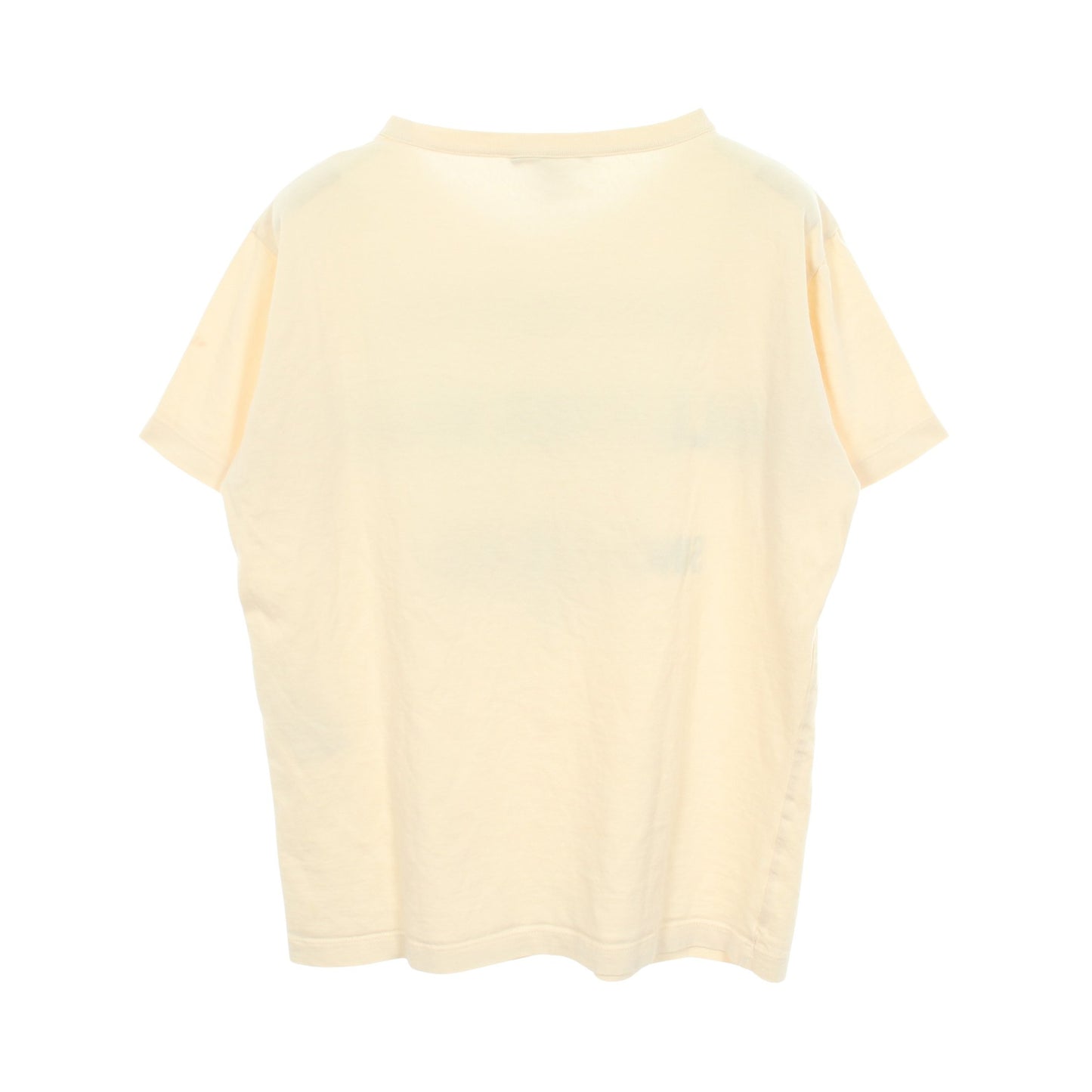 ステンシルエフェクト シグネチャー 半袖Tシャツ コットン アイボリー ルイヴィトン